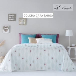 COLCHA COTTON TARGA TURQUESA