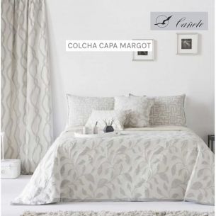 COLCHA COTTON MARGOT GRIS