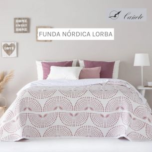 COLCHA COTTON LORBA ROSA