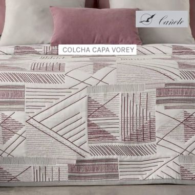 COLCHA COTTON VOREY GRANATE