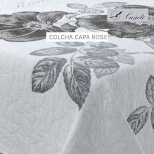 COLCHA COTTON ROSE BEIG