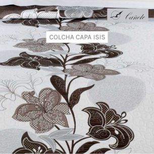 COLCHA COTTON ISIS MARRÓN