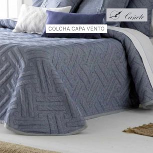 COLCHA COTTON VENTO INDIGO