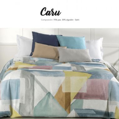 FUNDA NORDICA CARU AZUL