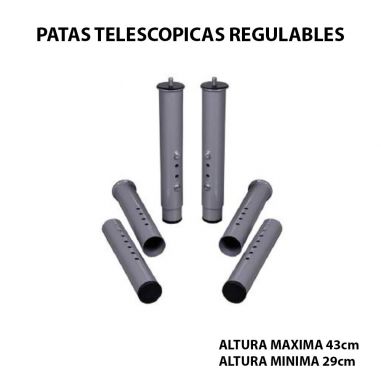 PATAS TELESCOPICAS REGULABLES