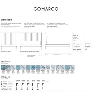 BASE TAPIZADA GOMARCO LUXE BED 2