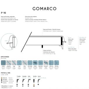 BASE TAPIZADA GOMARCO P 16 2