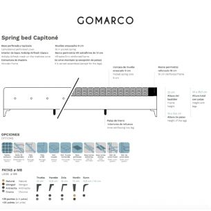 TAPIZADA GOMARCO SPRINGBED... 2