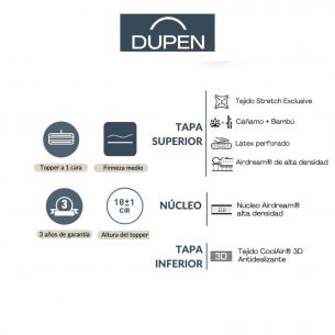 TOPPER DUPEN NATURAL CONFORT 2